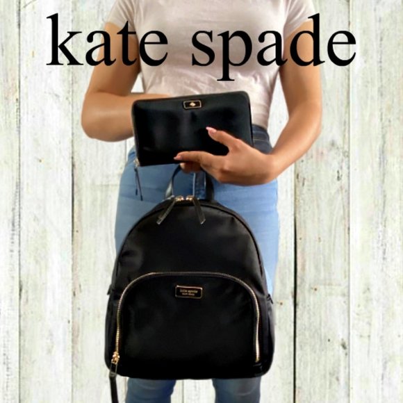 kate spade Handbags - NWT Kate Spade Medium Nylon Backpack & Continental